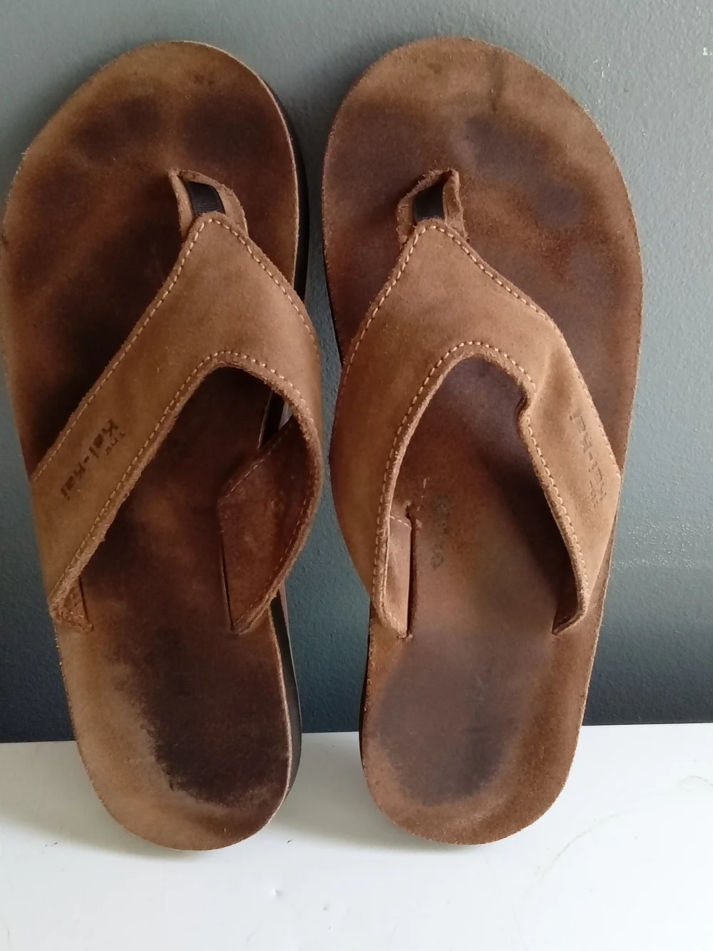 Kai-Kai Key‎ West Florida Mens Brown Comfort Flip Flops Thong Sandals Size 11